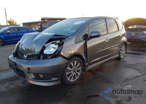 2012 Honda Fit Sport из США, поврежденный, VIN JHMGE8H55CC016386
